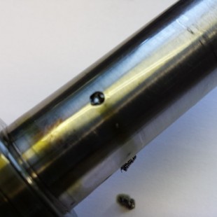 Ölbohrung in der Hauptwelle verstopft