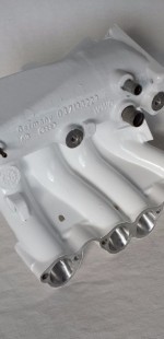 weisses Ansaugrohr VW G60