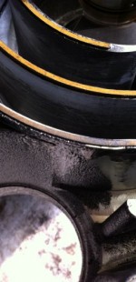 G60 Geh&auml;use mit total verschlissener Dichtleiste