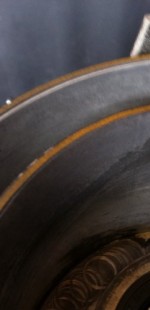 Verschlissene Dichtleiste G60 Verdränger
